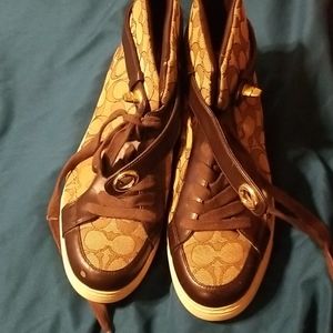 Ladies Coach high top shoes